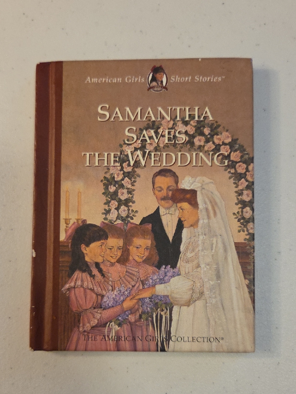 American Girl Samantha Saves the Wedding - Pink & Brown Cover Art